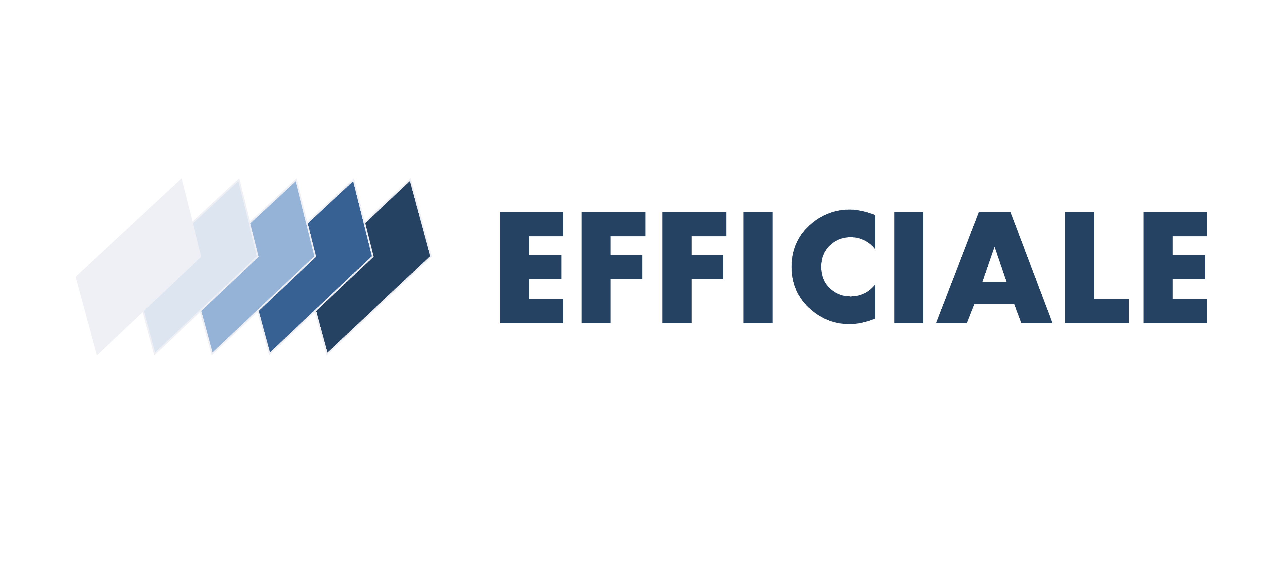 Logo Efficiale, regtech spécialisée la fourniture